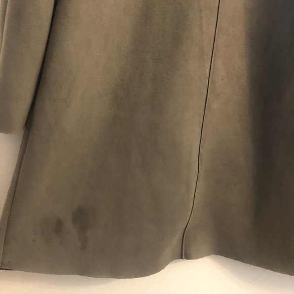 H&M Faux Suede Trench Jacket - Picture 4 of 8